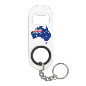 Australische vlag mini flessenopener (Achterkant)