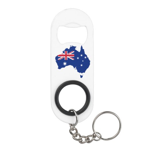 Australische vlag mini flessenopener (Achterkant)