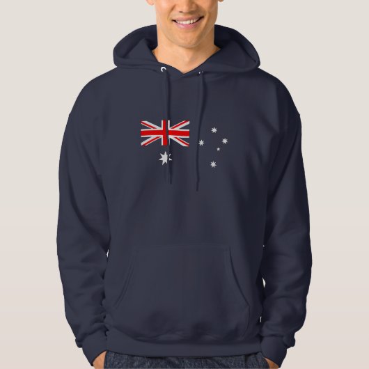 Australische vlag (Minus Blue) Hoodie (Voorkant)