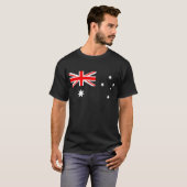 Australische vlag (Minus Blue) T-shirt (Voorkant volledig)