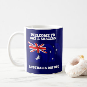 Australische Vlag Moderne Aussie gepersonaliseerde Koffiemok