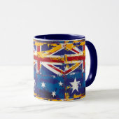 Australische vlag mok (Voorkant rechts)