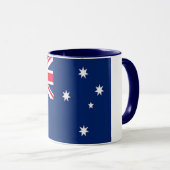 Australische vlag mok (Voorkant rechts)