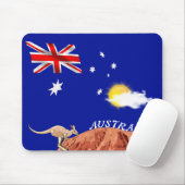 Australische vlag muismat (Met muis)
