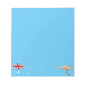 Australische vlag notitieblok (Voorkant)