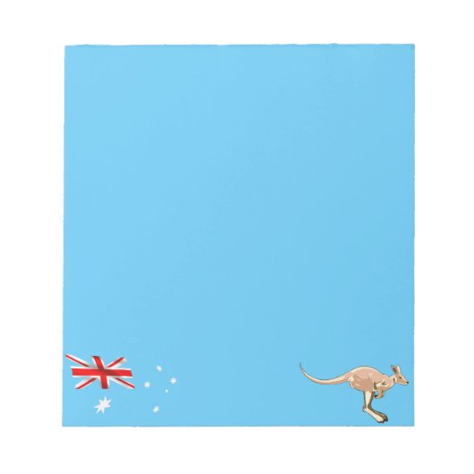Australische vlag notitieblok (Voorkant)
