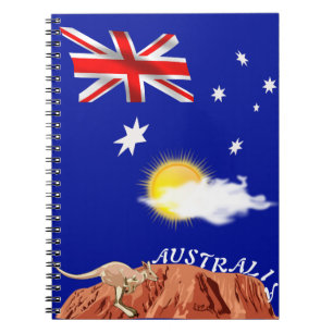 Australische vlag notitieboek