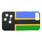 Australische vlag op South Zee Islander Case-Mate iPhone Case (Achterkant (Horizontaal))
