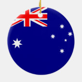 Australische vlag — Ornament van keramiek (Achterkant)