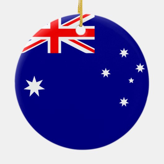 Australische vlag — Ornament van keramiek (Achterkant)