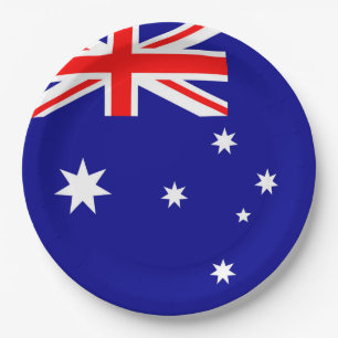 Australische vlag papieren bordje