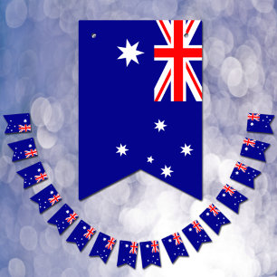 Australische vlag & Party Australië banner /Huweli