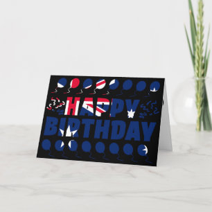 Australische vlag Patriottic Birthday Kaart
