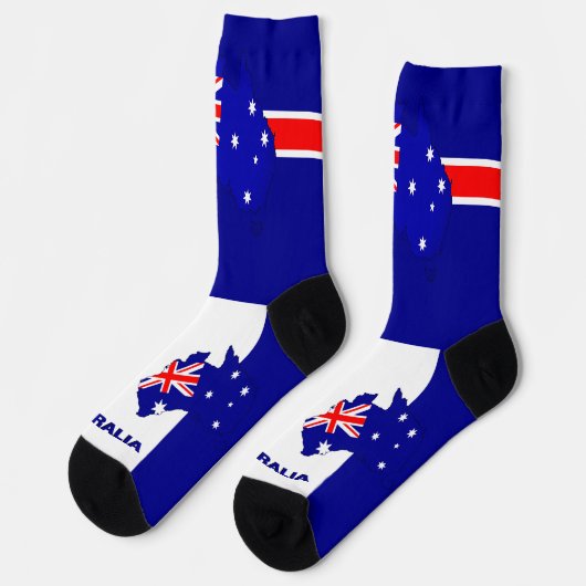 Australische vlag Patriottisch, Duurzame Australië Sokken (Links)
