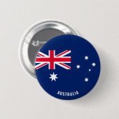 Australische vlag Patriottisch Ronde Button 5,7 Cm (Voorkant /achterkant)
