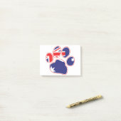Australische vlag - Pauw Print Post-it® Notes (Op bureau)