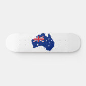 Australische vlag persoonlijk skateboard (Horizontaal)