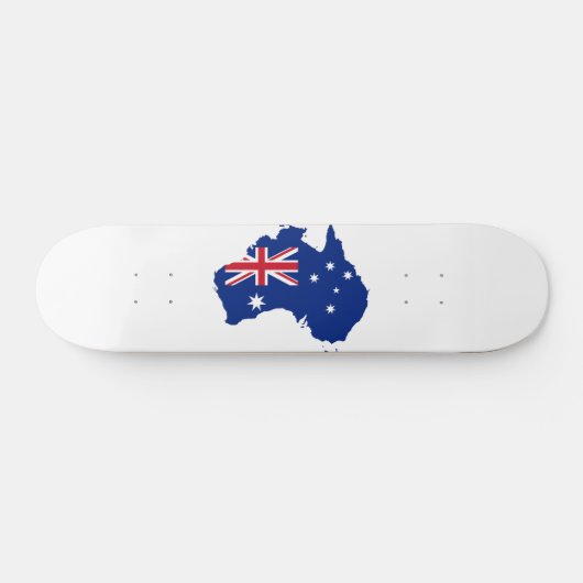 Australische vlag persoonlijk skateboard (Horizontaal)