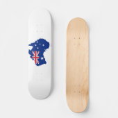 Australische vlag persoonlijk skateboard (Voorkant)