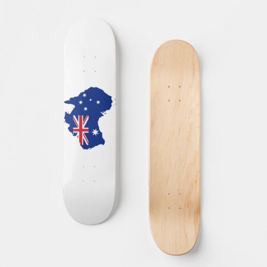 Australische vlag persoonlijk skateboard (Voorkant)