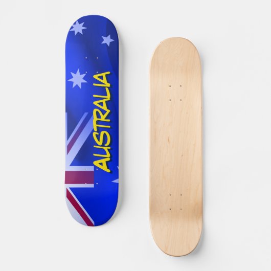 Australische vlag persoonlijk skateboard (Voorkant)