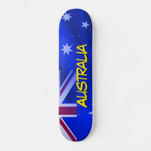 Australische vlag persoonlijk skateboard (Voorkant)