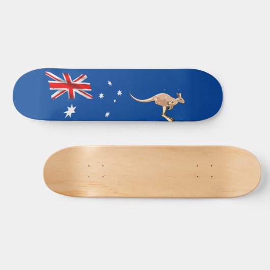 Australische vlag persoonlijk skateboard (Horizontaal)