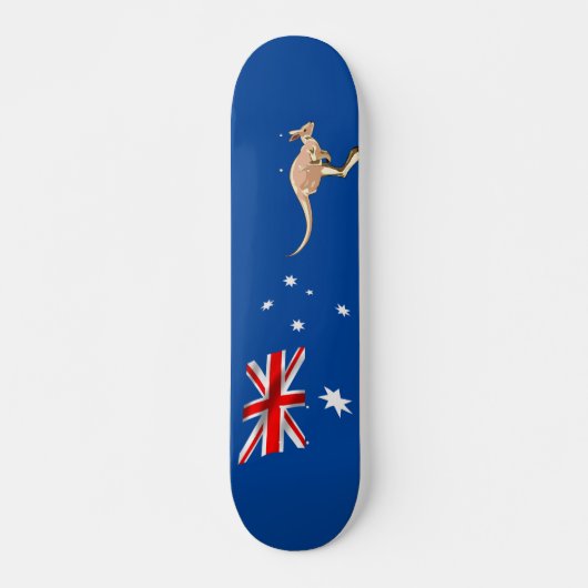 Australische vlag persoonlijk skateboard (Voorkant)