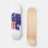 Australische vlag persoonlijk skateboard (Voorkant)