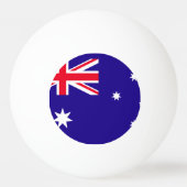 Australische vlag pingpongbal (Achterkant)