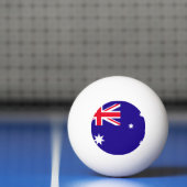 Australische vlag pingpongbal (Net)