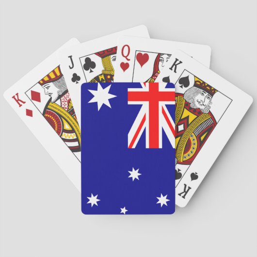 Australische vlag pokerkaarten (Achterkant)