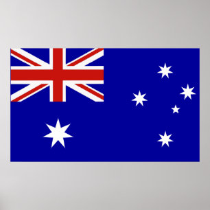 Australische vlag poster