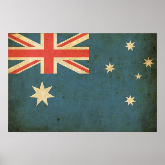  Australische vlag Poster (Voorkant)