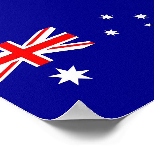 Australische vlag poster (Hoek)