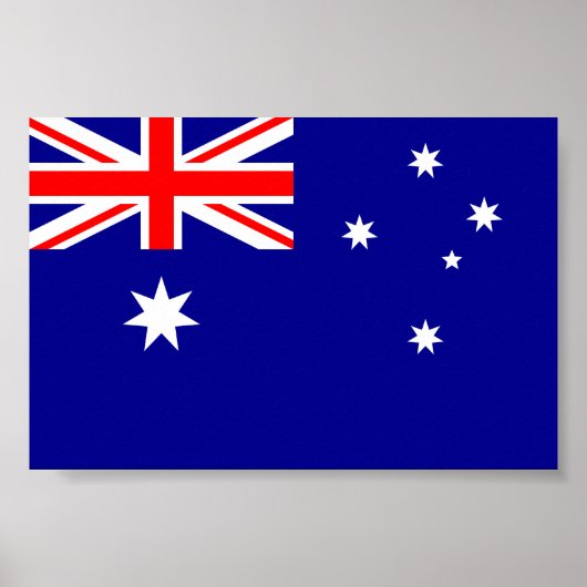 Australische vlag poster (Voorkant)