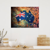 Australische vlag poster (Keuken)