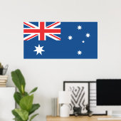 Australische vlag poster (Thuiskantoor)