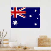 Australische vlag poster (Keuken)
