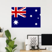 Australische vlag poster (Thuiskantoor)