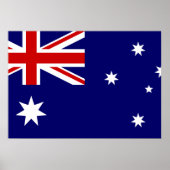 Australische vlag poster (Voorkant)