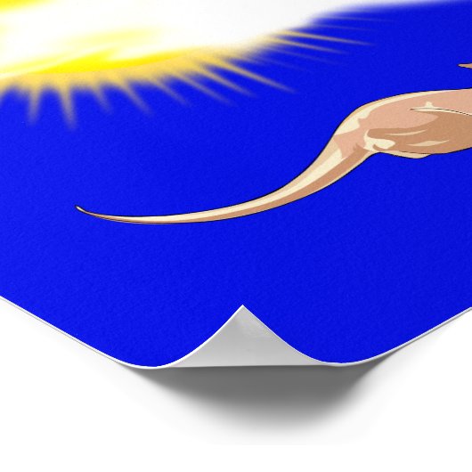 Australische vlag poster (Hoek)