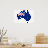 Australische vlag poster (Keuken)