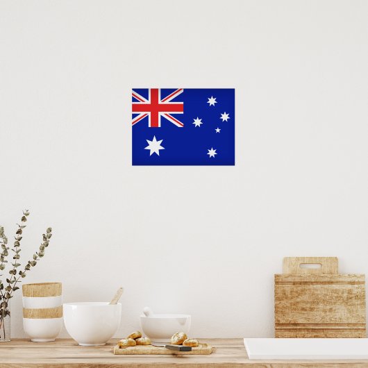 Australische vlag poster (Keuken)