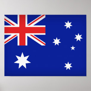 Australische vlag poster