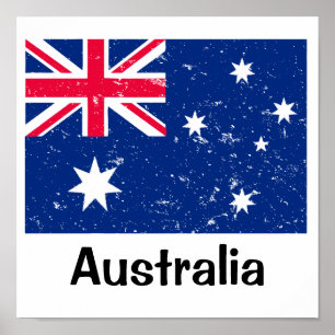 Australische vlag poster