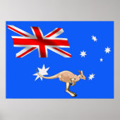 Australische vlag poster (Voorkant)