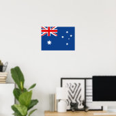 Australische vlag poster (Thuiskantoor)