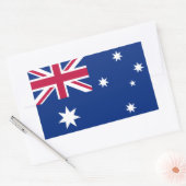 Australische vlag rechthoekige sticker (Envelop)