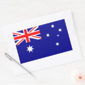 Australische vlag rechthoekige sticker (Envelop)
